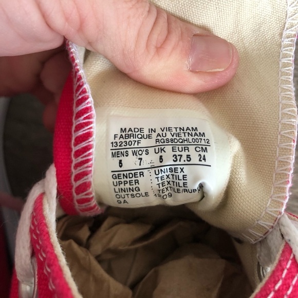 Hot Pink Unisex High Top Converse - Picture 7 of 13